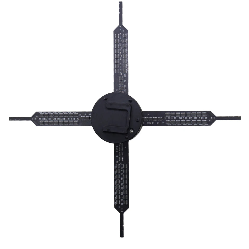 High Definition 3D Hologram 50cm Advertising Display Led Fan 3d Advertising  Holographic Display Video Picture Fan