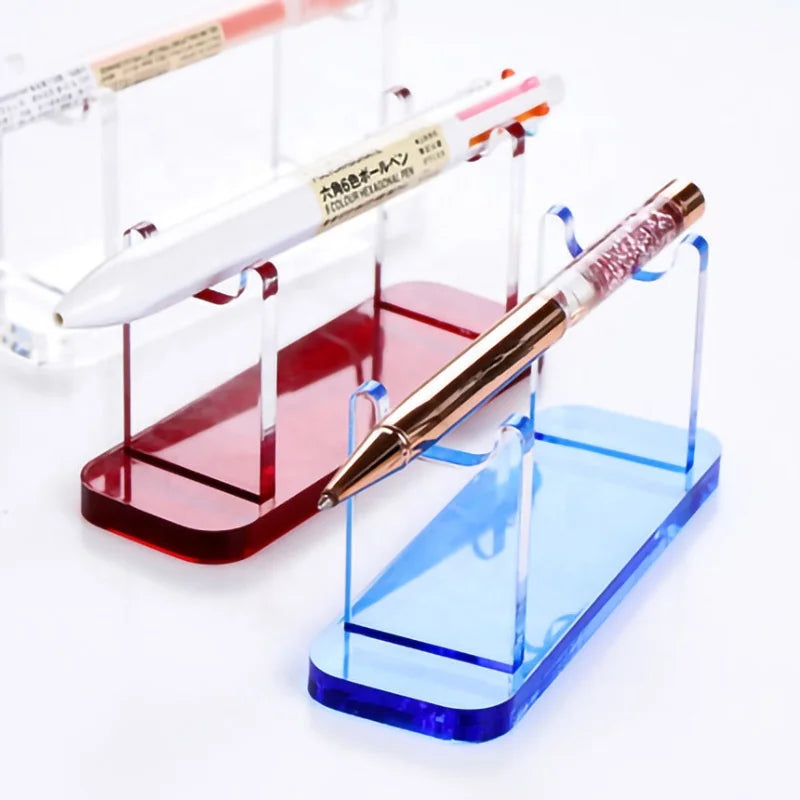 Acrylic Pen Holder Display Stand Shop Fountain Pen Pencil Makeup Brush Rack Ballpoint Pen Show Holder Paintbrush Drying Rack