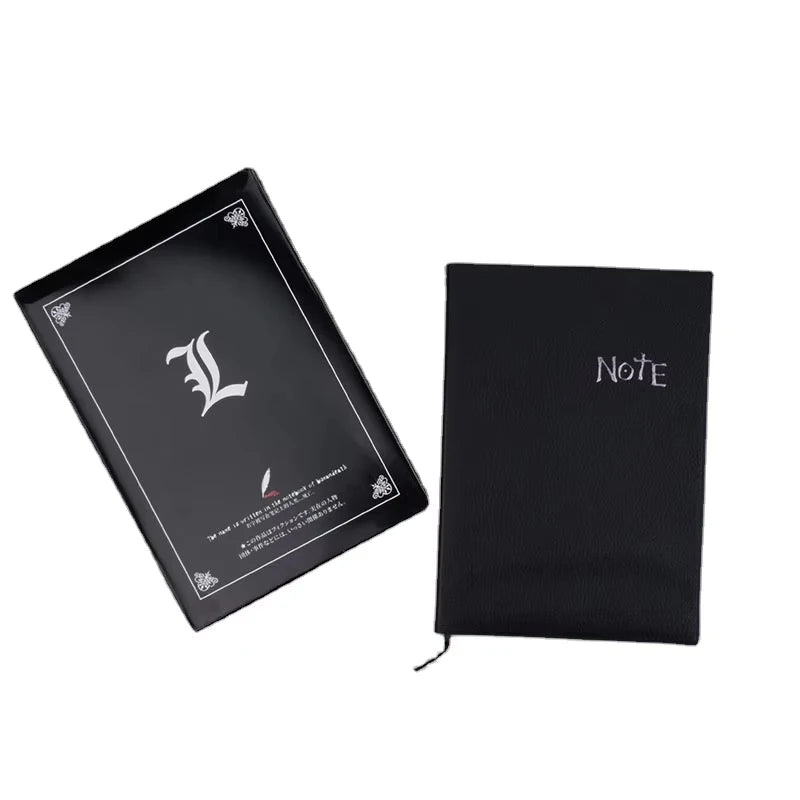 Hot Selling Death Note Notebook with Slipcover Feather Pen Bookmark Gift Set Anime Headbands Kunal with Box Anime Pen Notebook