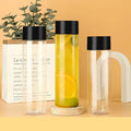 300ml/350ml Heat Resistant DIY Beverage Bottle Poplar BranchManna Sealed Jar Cylindrical Square Aluminum Cap Soda Energy Drinks