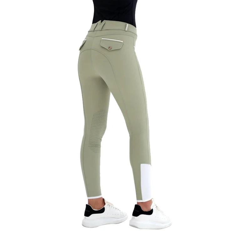 Wholesale Equestrian Breeches High Waist Horse Riding Leggings Customized Equestrian Clothing
