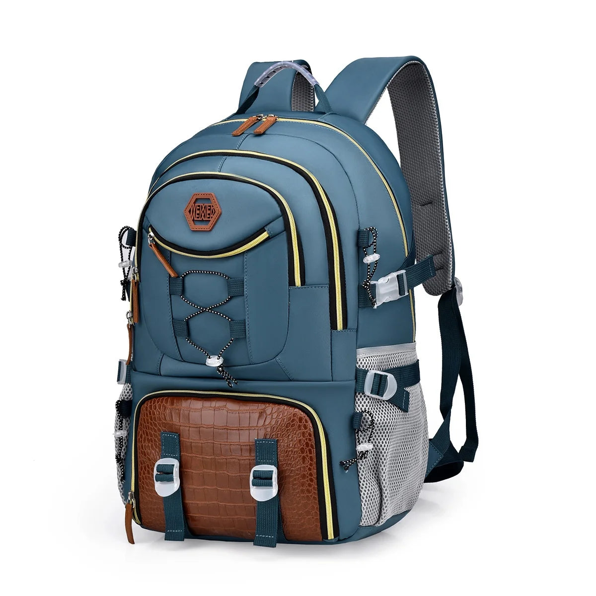 Women's High-End Casual Large Capacity Oxford Cloth Zipper Closure Backpack Waterproof Polyester Travel Hiking Bagpack Fashion