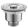 Bangqi Modern Design 110mm 140mm Stainless Steel Kitchen Sink Drain Strainer Brushed Usage for Basin Simple Installation