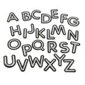New Design Custom Made Silver A-Z Alphabet Sequin Letter Patches Iron on Clothes Bag Hat