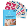 Low MOQ OEM Pain Relief Stickers Cross-Tape Pre Cut Kinesiology Tape Rayon Material for Tense Sore Muscles Winter Sports Use