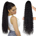 Ins Style Afro Kinky Curly Ponytail  Wholesale 26'' Long Wavy Pony Tail for Women