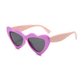 2024 Low Price New Heart Shaped Kid Sunglasses Fashion Pink Love Heart Sunglasses For Girl Gift