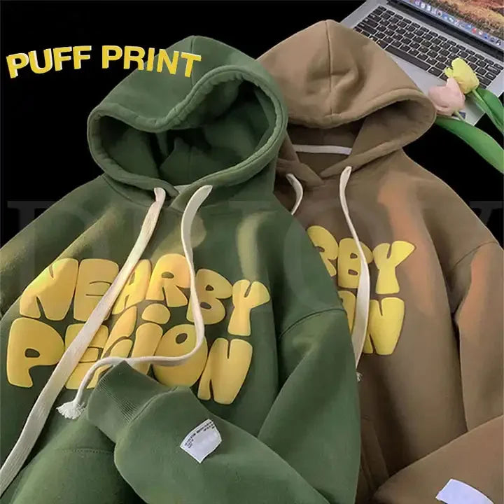 CUSTOM Men's Clothing Manufacturers 3d Embossed Cotton Premium Hoodies Oversized Design Puff Print Hoodie Unisex