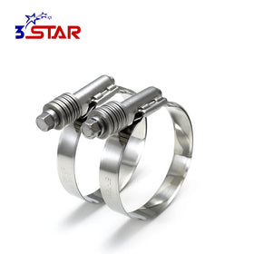 American Type Constant Torque Clamp Metal Stainless Steel Hose Clip Pipe Clamp