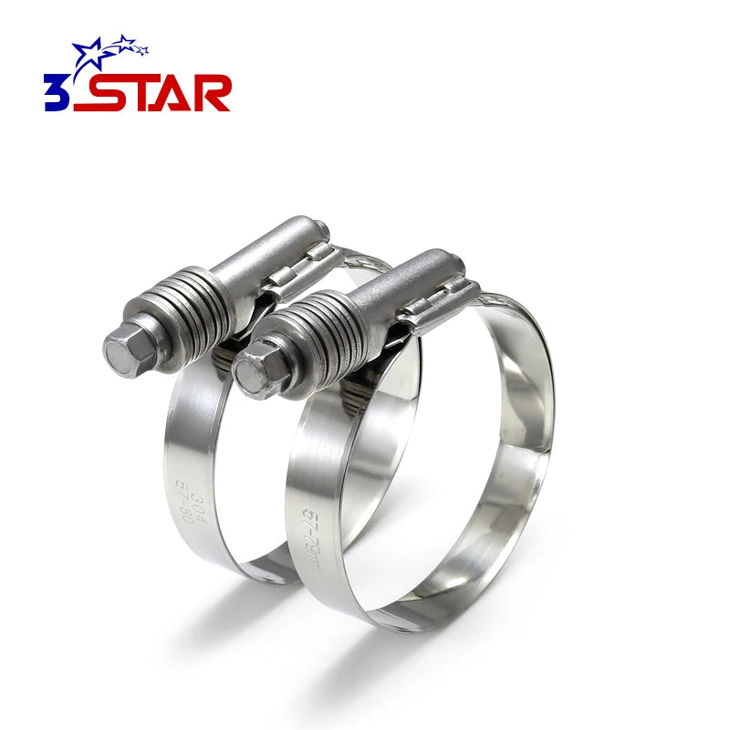 American Type Constant Torque Clamp Metal Stainless Steel Hose Clip Pipe Clamp