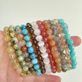 8mm Natural Stone Stretch Reiki Jewellery Crystal Gemstone Bracelet Bead Chakra Gift