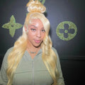 Perruque Bresilienne Frontal Wigs 100% Vierges Lace Front Human Hair Blonde Body Wave Frontal Wig 13*4 14inch Wigs