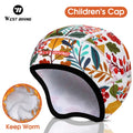 WEST BIKING Kids Winter Windproof Warm Ski Cycling Outdoor Sporty Skull Cap High Elastic Colorful Polar Fleece