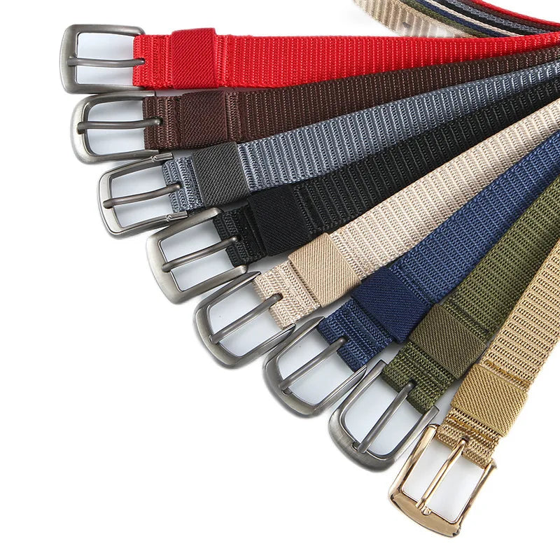 Boys Girls Waist Belts Children Youth Baseball Strap Kids Nylon Canvas Fabric Webbing Belt