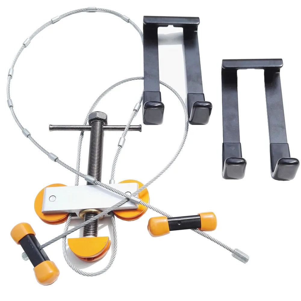 Portable Hand Held Bow Press With 2 Quad Brackets for Archery Compound Bow