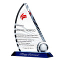 2023 Hot Sell Sailboat Shape Crystal Trophy Wholesale MegaBDM