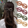 QIYUE Frosted Large Hairpin Head Buckle Clip Plastic Hair Accessories for Easy Hair Management
