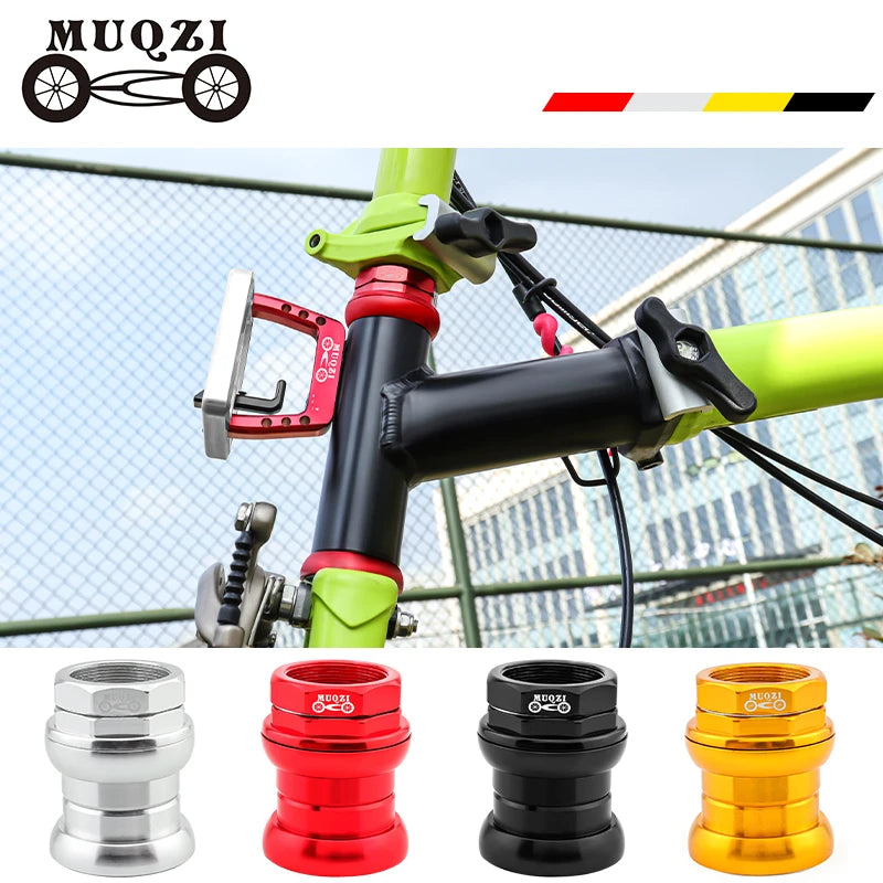 MUQZI Folding Bicycle Headset 34mm Aluminum Alloy Fork Install Headset Folding Bike Modification Accessories