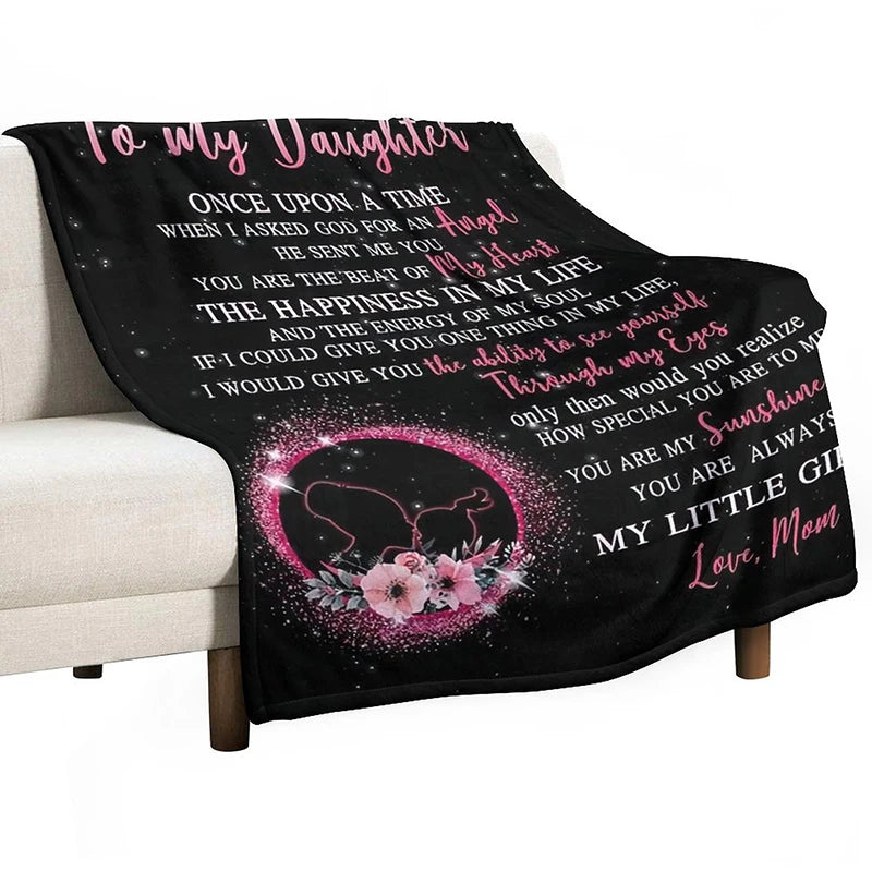 Customizable 50x60 Inch Flannel Blanket 100% Polyester with Digital Printing Knitted Cartoon Pattern Air-conditioned Nap Blanket