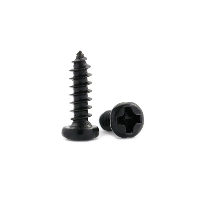 Factory Direct Sales Metric Black Oxide Pan Head Self Tapping Screw