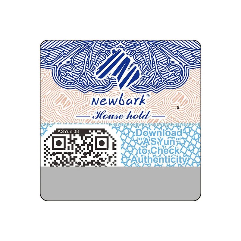 Custom Garment Labels Printing Tamper Proof Anti Fake Authenticity Scratch Off Security Sticker QR Code Label