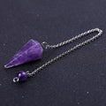 DIY Large Quantities Natural Crystal Conical Pendulum Quartz Mineral Jewelry Wicca Ling Pendulum for Home Office Decoration Sale
