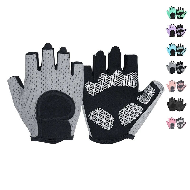 MKAS New Fashion Sport Workout Fitness Quality Custom Pink Sport Fans Gloves Outdoor for Gym Woman Workout Men Gym Gloves
