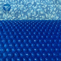Blue Power Bubble 500 Micron Swimming Pool Solar Cover Heat Retention Bubble Blanket Pool Covers & Reels