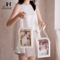 Wholesale Exquisite Birthday Party  20*20*25 Cm Collapsible Hand-Held Gift Box Big Flower Wrapped Gift Box
