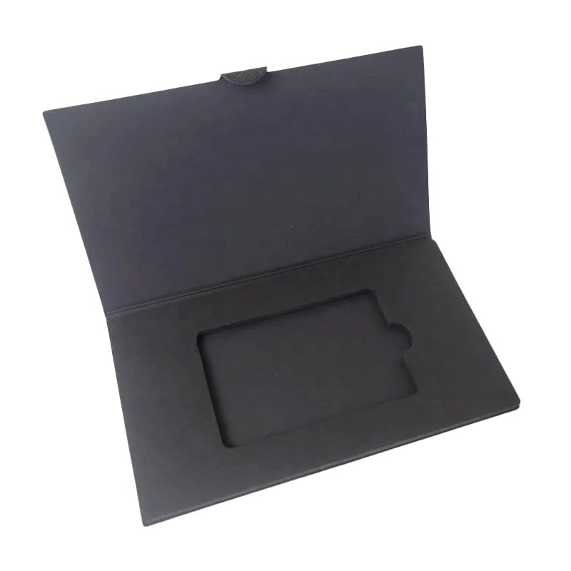 Custom Logo Rigid Gold Foil Embossed Stamped Matt Lamination Paper Boxes Gift Packaging for Cosmetics Insert Use Photo Frame