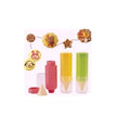 Food Grade Plastic 3-Color Baking Pastry Sauce Pen Decorative Tool Different Colors for Presentation