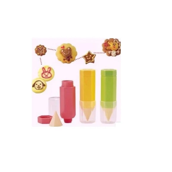 Food Grade Plastic 3-Color Baking Pastry Sauce Pen Decorative Tool Different Colors for Presentation