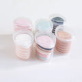 Set of 6pcs Mini Finger Sponge Air Cushion Cosmetic Foundation Powder Puff Box Free Sample Drop Pattern