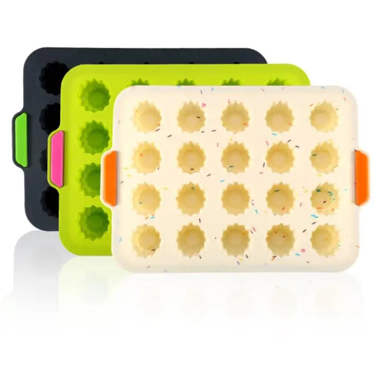 20 Grids Flower Shaped Jelly Silicone Mold Household Chocolate Fudge Cake Bread Silicone Bakeware Baking Tool