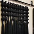 Factory Wholesale Boho Large Macrame Wall Hanging Room Deco Black Cotton Decoration Art Tassel Tapestry Backdrop