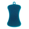 Multipurpose Better Scrubber Kitchen Gadgets Brush Kitchen Double Sided Cleaning Silicone Sponge Dish Sponges With Hook