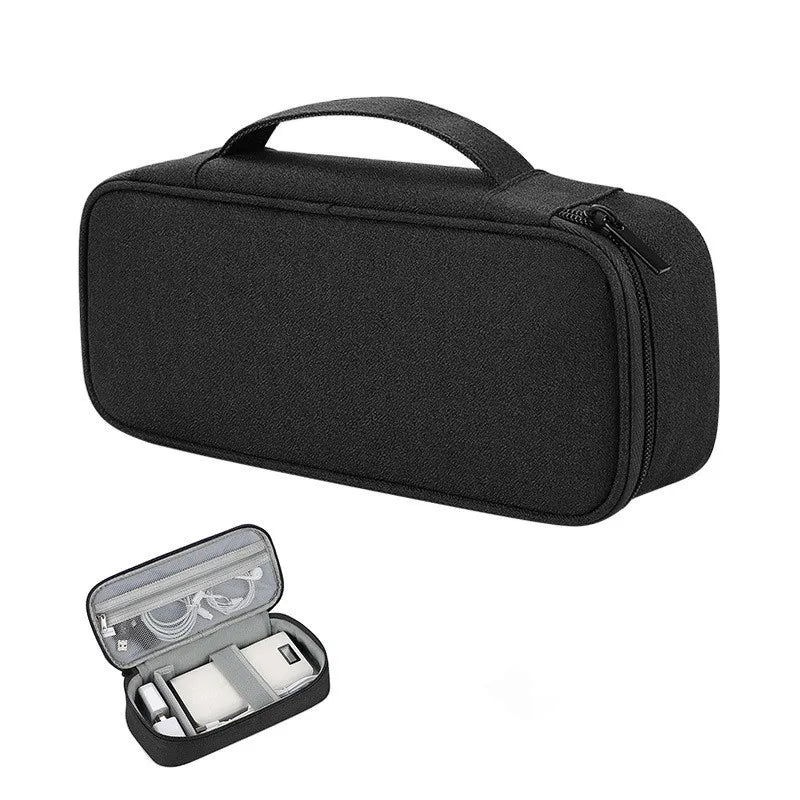 Popular Travel Cord Organizer Custom logo Data Cable Organizer Bag Pouch Electronic Accessories Digital Storage Bag