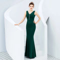 16028# New Celeb Banquet Slimming Fishtail Host Annual Meeting Evening Dress Women