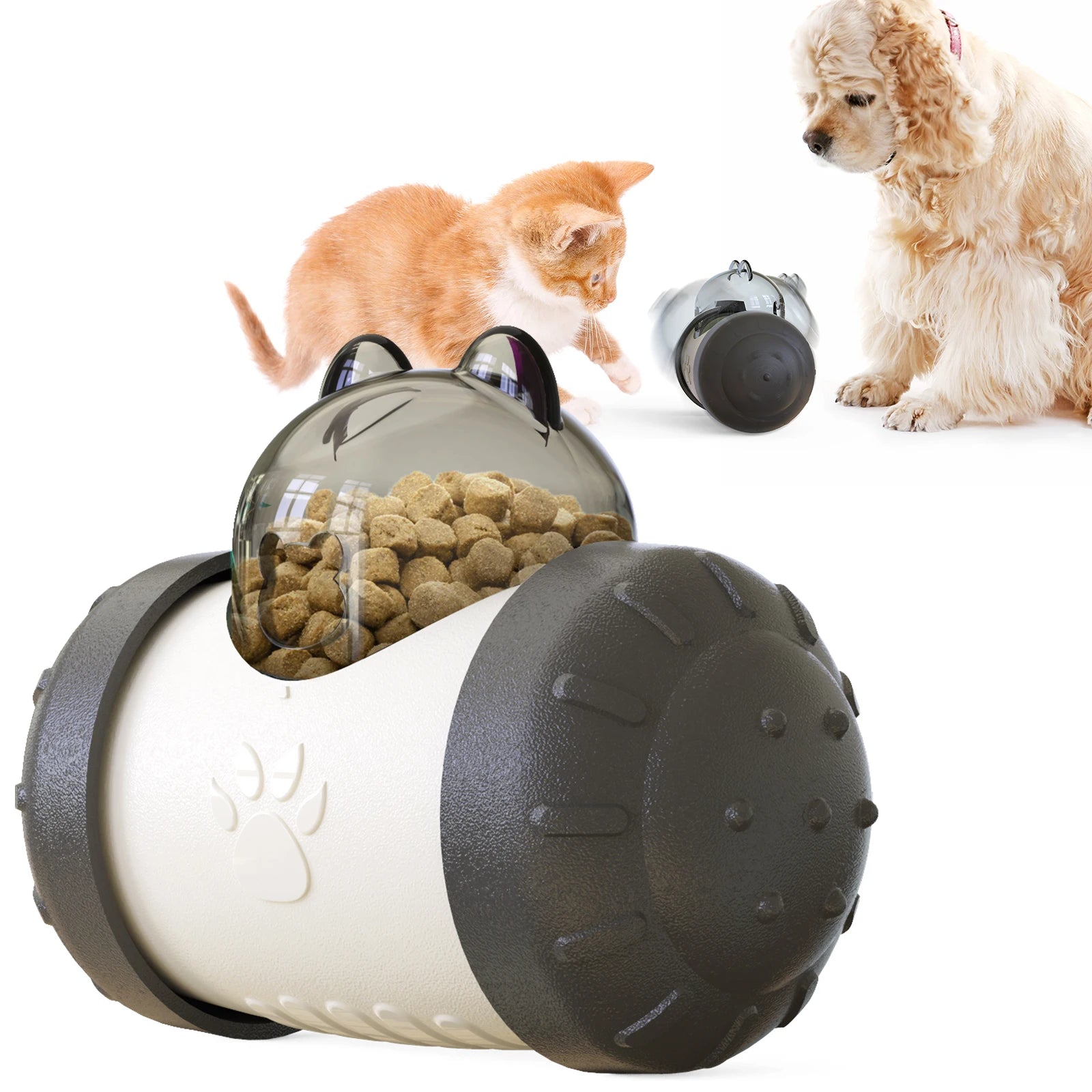 Educational Dog Puzzle Toy Non Electrified Slow Food Toy Tumbler Missing Cat Dog Slow Feeder Food Toy