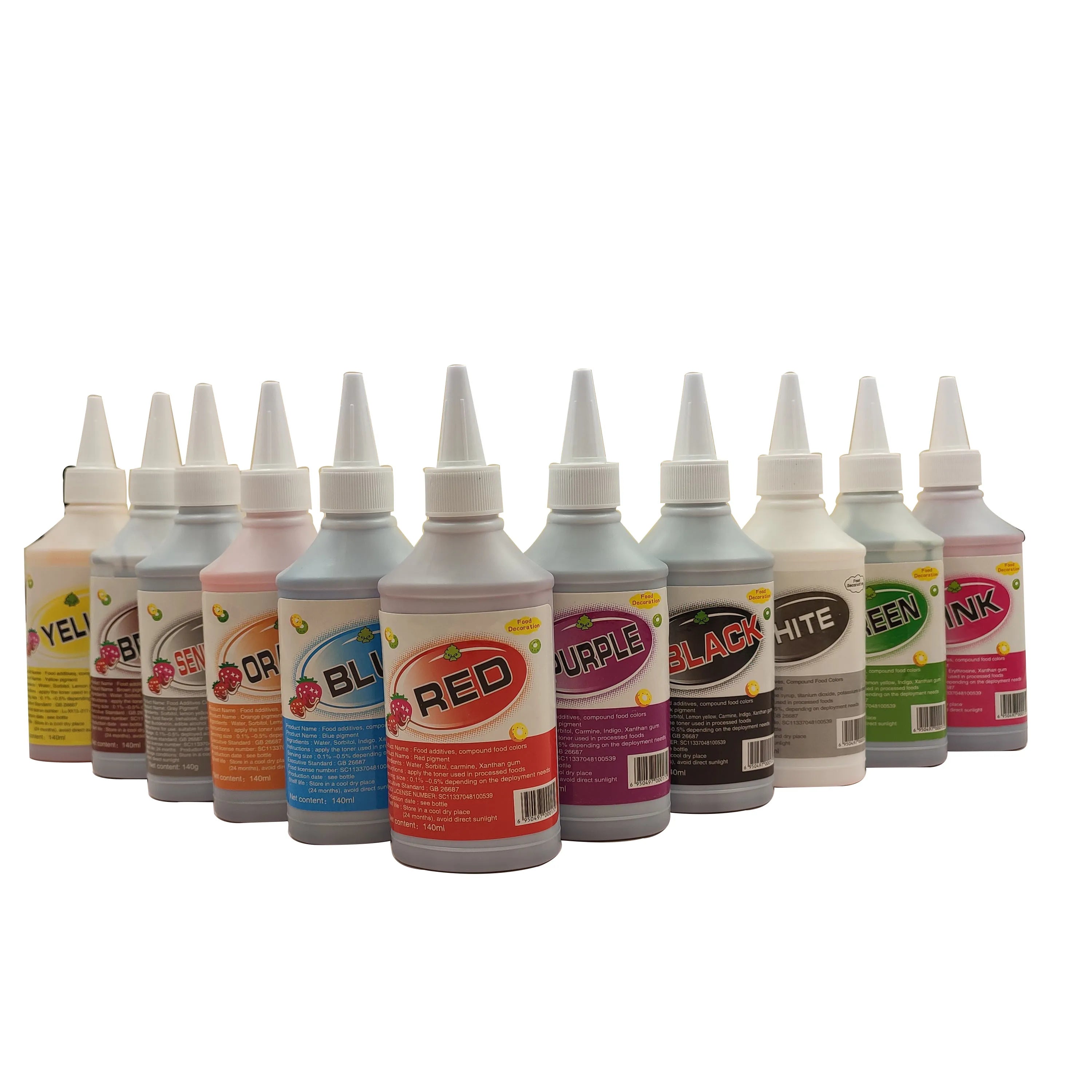 Kebe Compound Colorant Food Coloring Vegan Sweet Powder Bottle Rainbow Cake Cream Baked Macaron 140g