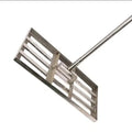 Latest Design High Effect Level Lawn Tool for Smooth Soil Garden Yard Heavy-Duty Stainless Steel 30" Lawn Leveling Rake