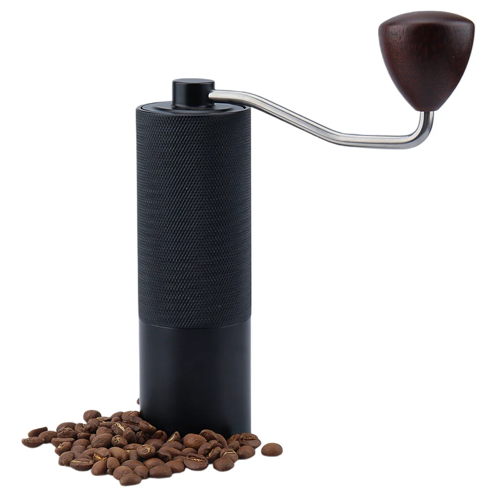Free Private Customization 420 Stainless Steel Conical Burr Full Aluminum Alloy Structure Manual Hand Coffee Grinder Good Price