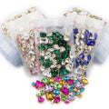 New Arrival Loose Crystal Rhinestones Mixed 8 Shapes Gold Claw for DIY Dress Crafts Versatile Use
