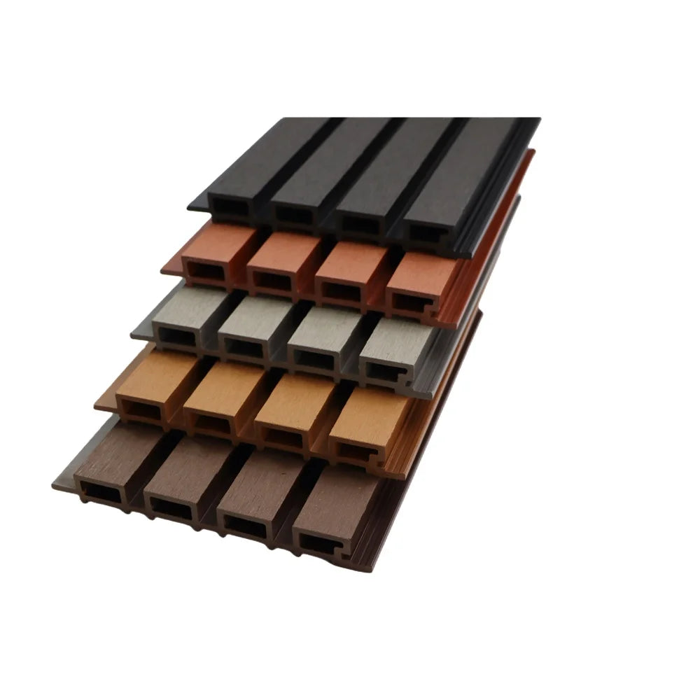 Outdoor Classic Eco WPC Waterproof Wall Panel Cladding for Exterior Household & Commerce Use 219*26mm