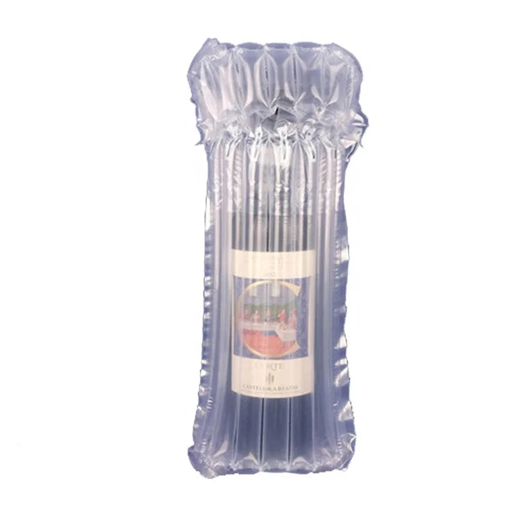 Air Cushion Protective Film Wrap for Wine and Liquor Bottles Inflatable Column Bubble Packaging Bag