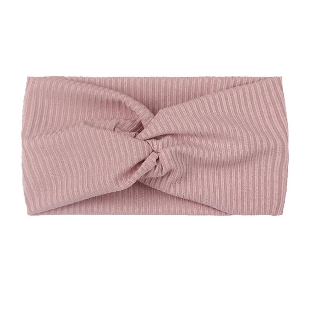 New Baby Headbands Knit Bow Elastic Soft Newborn Headbands for Children Turban Infant Kids Headband Baby Girls Hair Accessories