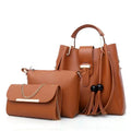 2026 Oem Big White Designer Quality Ladies Luxury Hand Bag Pu Leather Women Full Set