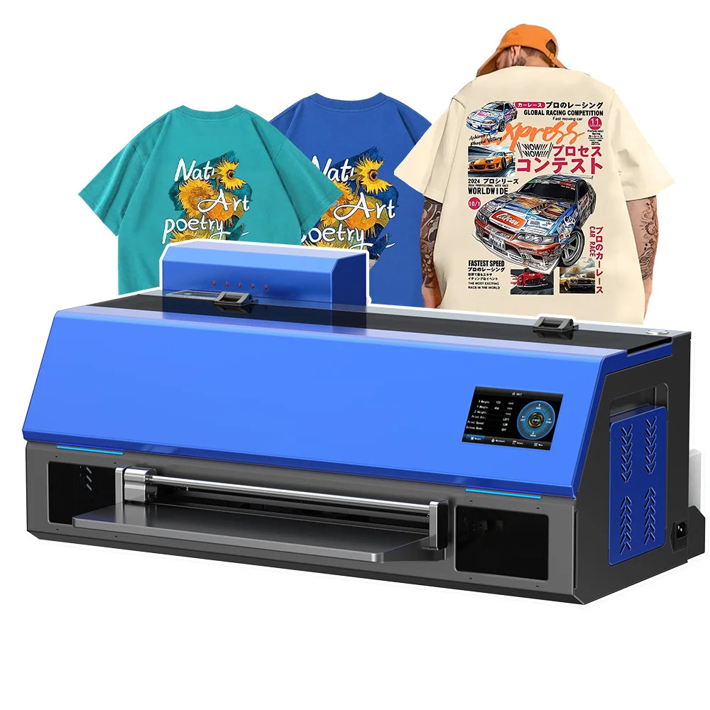 Cheap Inkjet Impresora Roll pink 1 Head Xp600 Dtf Printer Printing Machine A3 All in One Transfer Clothes T-shirt DTF Printer