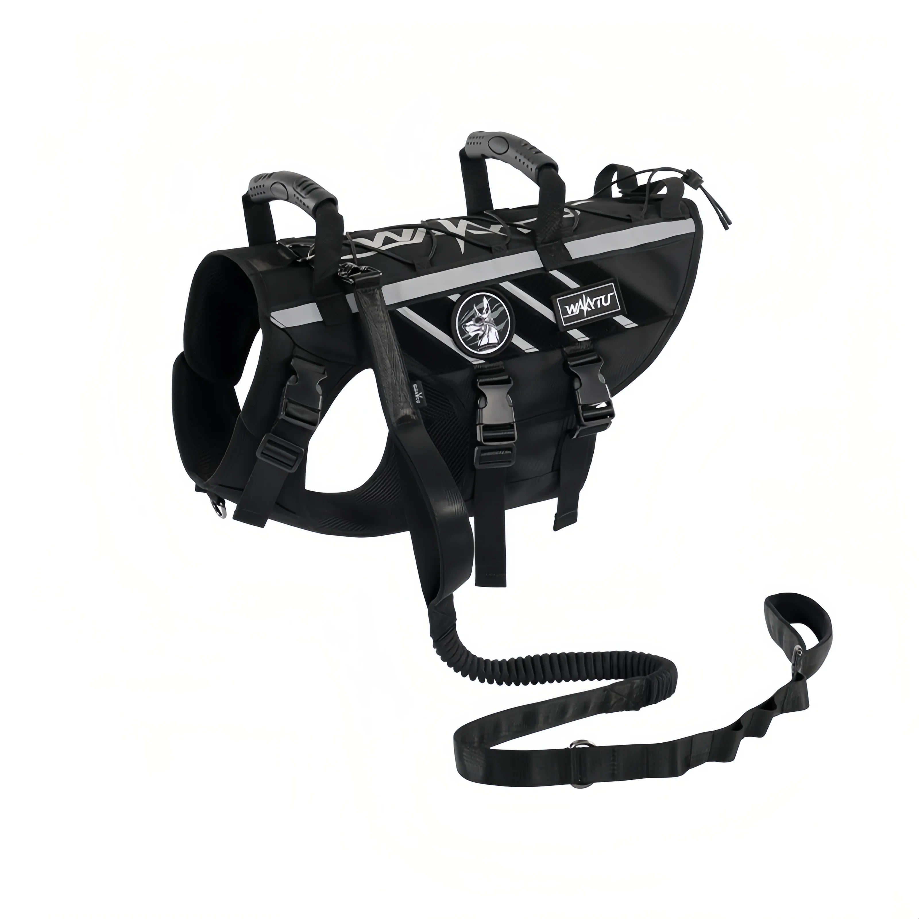 Hot Seller Tactical Dog Harness Vest Outdoor Large and Medium Dog Leash With Adjustable Chest Strap Hiking and Walking for Dogs