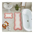 Microfiber Washable Absorbent Carpet Tufted Floor Mats for Bathroom Door Mat SinkTub Shower